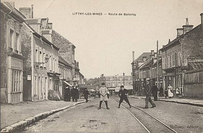 Voie sur chaussée au Molay-Littry