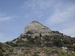 Monte Entu, Südwand.JPG