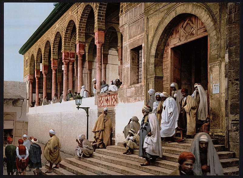 File:Mosque in Tunis, Tunisia, ca. 1899 by Detroit Publishing.jpg