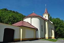 Kostel v obci Motyčky