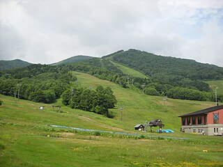 Mount Sahoro mountain in Hokkaido, Japan