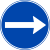 Right turn mandatory