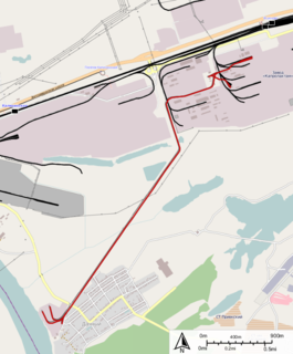 Narrow-gauge railway of Caprolactam factory