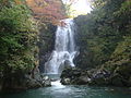 The Naso no Shirataki Waterfall in Kisakata, Akita Prefecture, Japan.
