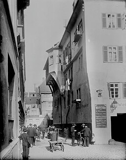 Schmale Straße in Stuttgart