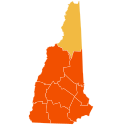 Rezultatele alegerilor primare prezidențiale republicane din New Hampshire după județ, 2012.svg