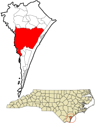 Wilmington - Mapa