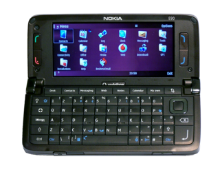 <span class="mw-page-title-main">Nokia E90 Communicator</span> Smartphone model