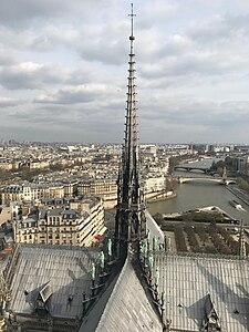 Roof and spire