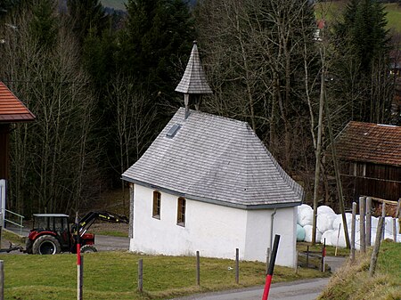 Oberstaufen Buchenegg Marienkapelle, 18. Jh.