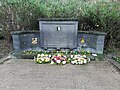 Ontmijnersmonument op Jane De Launoyplein te De Panne.