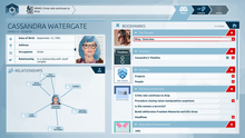 The game's interface Orwell video game screenshot 2.png