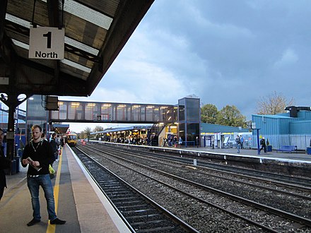 Oxford railway station, in the city centre