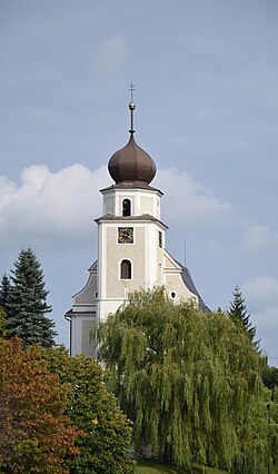 Písečná (Sandhübel) - kostel.JPG