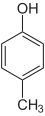 Structure of P-cresol