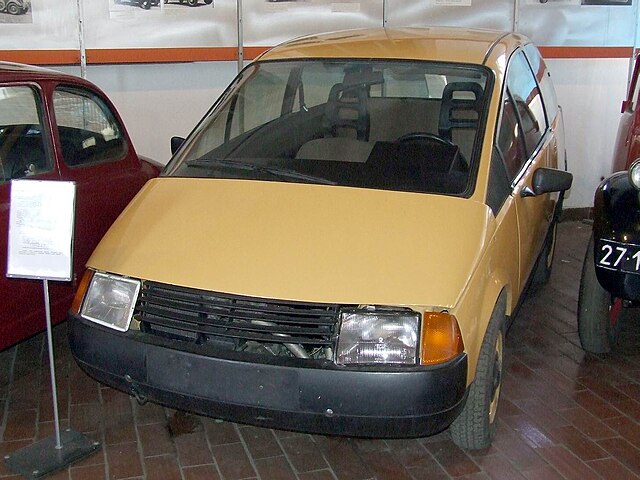 A prototype of the Polish economy hatchback car Beskid 106 designed in the 1980s