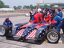 American Le Mans Series (ALMS) race at Mid Ohio in 2002. Panoz LMP01.jpg