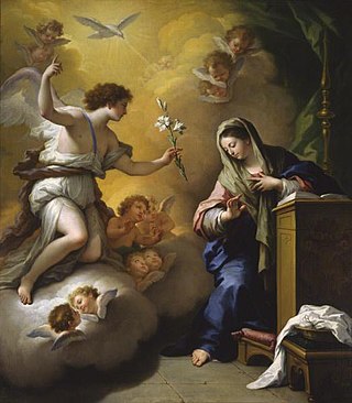 <span class="mw-page-title-main">Feast of the Annunciation</span> Celebration commemorating the visit of the archangel Gabriel to the Virgin Mary