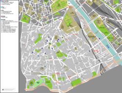 מפת הרובע השלושה-עשר של פריז