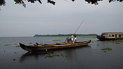 মুহাম্মা থেকে দৃশ্যমান পাতিরামানল দ্বীপ