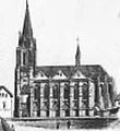 Pauluskirche 1895, zerstört, Standort: heutiger Kennedytower