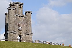 Paxton's Tower near Llanarthney in the River Tywi valley PaxtonsTower 1.JPG