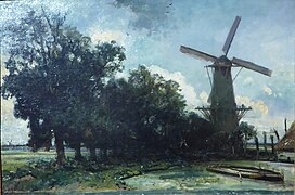Johan Jongkind, Paysage • 1860.