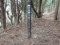 山頂の碑