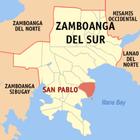 Mapa a pakabirukan ti San Pablo