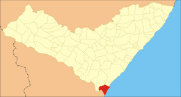 Piaçabuçu – Mappa