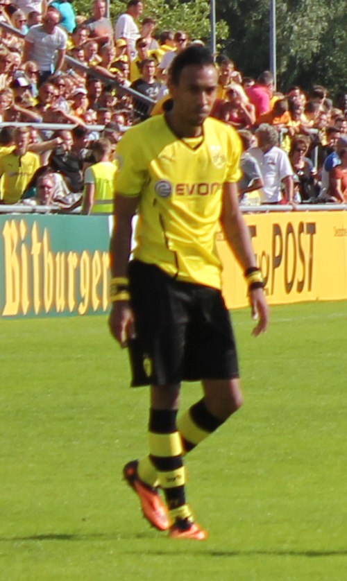 Aubameyang with Borussia Dortmund in 2013