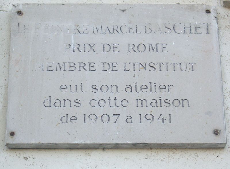 File:Plaque Marcel Baschet, 21 quai Voltaire, Paris 7.jpg