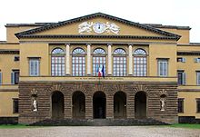 Facciata della villa medicea di Poggio Imperiale, Firenze