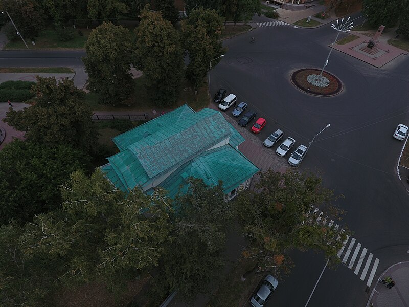 File:Poltava Space Museum - Former Firefighting Squad Building - Aerial view - 22.jpg