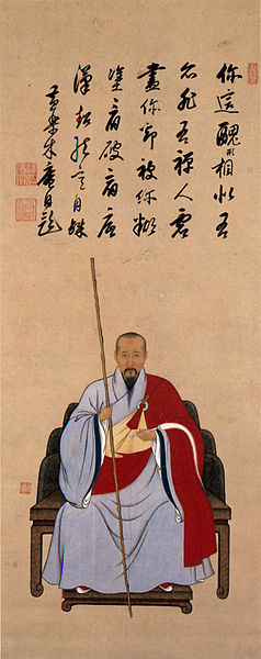 Plik:Portrait of Muan Kita chobei Inscription by Muan Triptych hanging scrolls color on paper Kobe City Museum.jpg