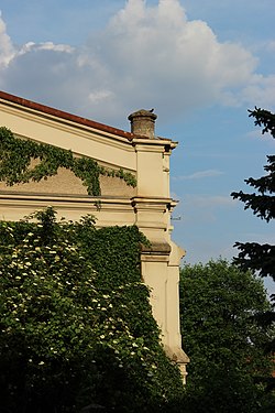 Back side of the Postgarage in Graz