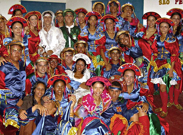Brazilians from Belém, Paraíba, with typical clothes.