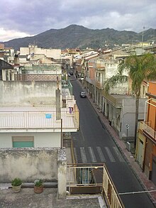 Scorcio del quartiere Sparagonà