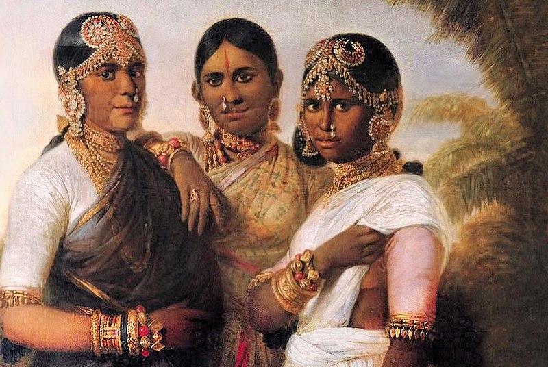 File:Queens of Mysore (detail), Thomas Hickey, 1805.jpg