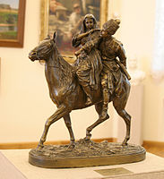 Черкес и женщина на лошади. Саратовский художественный музей им. А. Н. Радищева