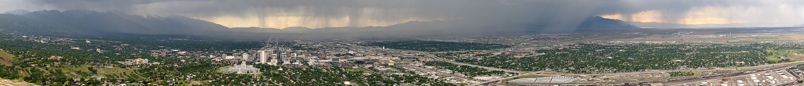 Salt Lake City (Utah, ABD), bir fırtına öncesi.(Üreten:Jonnyapple)