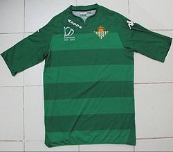 del uniforme del Real Betis Balompié - Wikipedia, la enciclopedia libre