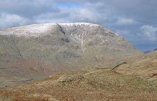 Red Screes Mountain in the English Lake District, Cumbria, England