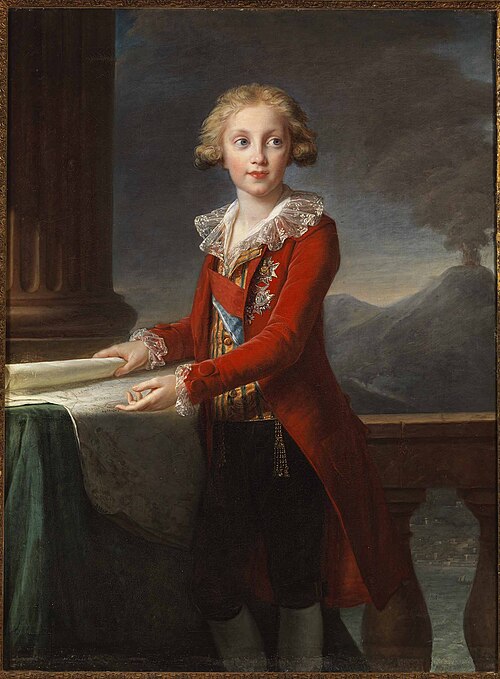 Francis in 1790. Portrait by Élisabeth Vigée Le Brun.