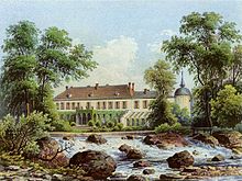 Rittergut Thale um 1860, Sammlung Alexander Duncker
