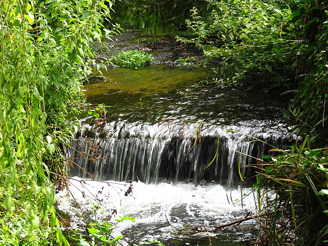 River Poddle at Poddle Park in Kimmage