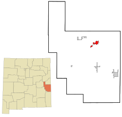 Locatie van Portales, New Mexico