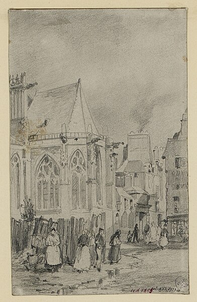 File:Rue du Barres et abside de Saint-Gervais en 1866, D.1895.jpg