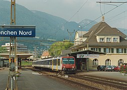 Platforms and station building (undated)