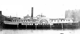 PS <i>Alpena</i> American steamship